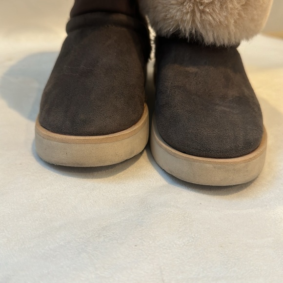 Zara fold over fur boots 30 - Picture 5 of 6